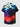 Gothic Plus Size Bat Forest Lightning Ombre Galaxy Print Halloween Button Pocket Shirt For Men