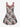 Gothic Plus Size Skull Octopus Print Crisscross Strappy A Line Cami Dress