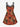 Gothic Plus Size Spiders Print Halloween Crisscross A Line Cami Dress