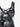 Gothic Plus Size Skull Flower Print Crisscross Strappy A Line Cami Dress