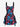 Gothic Ink Painting Skull Bat Print Halloween Lace Up A Line Tank Dress