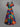 Gothic Plus Size Colorful Spiral Tie Dye Bat Pumpkin Print Halloween Cold Shoulder Crisscross A Line Maxi Dress