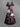 Gothic Plus Size Skull Rose Flower Print Cold Shoulder Crisscross A Line Maxi Dress