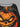 Gothic Plus Size Halloween Pumpkin Devil Print Asymmetric Pullover Cape Cloak