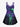 Gothic Plus Size Skulls Rose Flowers Paint Drops Print Crisscross Cami Dress