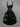 Gothic Flower Leaf Gilding Lace Up Layered A Line Velvet Tank Dress