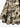 Gothic Plus Size Skull Plant Print Button A Line Dress with Removable Belt