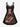 Gothic Plus Size Christmas Tree Ball Lady Elf Print Crisscross Cami Dress