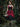 Gothic Jacquard Flower Embroidery Chain Lace Up Corset A Line Dress