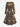 Gothic Plus Size Skull Vintage Flower Print Lace Up Hooded A Line Dress