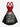 Gothic Christmas Hat Holly Candy Skull Letters Print Crisscross Halter A Line Dress