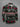 Gothic Plus Size Christmas Elk Skull Rose Flower Striped Print Half Zipper Polo Shirt For Men