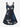 Gothic Plus Size Valentine's Day Skulls Rose Flowers Print Crisscross Cami Dress