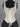 Flowers Print Grommets Lace Up Corset
