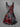 Gothic Plus Size Rose Flower Vine Leaf Print Ombre Crisscross Strappy A Line Cami Dress