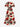 Gothic Plus Size Skull Heart Print Valentines Split Pocket A Line Midi Dress