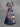 Gothic Plus Size Skull Tree Branch Flower Print Cold Shoulder Crisscross A Line Maxi Dress