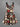 Gothic Plus Size Cat Flower Ukiyoe Print Crisscross Strappy A Line Cami Dress