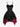 Gothic Rose Flower Jacquard Cinched Eyelash Lace Trim Asymmetric Dress
