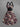 Gothic Skull Flower Print Crisscross Strappy Halter A Line Dress