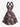Gothic Skull Flower Print Crisscross Strappy Halter A Line Dress