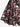 Gothic Skull Flower Print Crisscross Strappy Halter A Line Dress