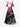 Gothic Plus Size Skull Wizard Fox Tree Ombre Galaxy Moon Print Cold Shoulder Crisscross A Line Maxi Dress
