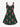 Gothic Plus Size Thorns Mushroom Print Crisscross Strappy A Line Cami Dress