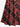 Gothic Plus Size Chain Leaf Branch Print Cold Shoulder Crisscross Strappy A Line Maxi Dress