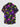 Gothic Plus Size Skull Leopard Print Button Pocket Shirt For Men