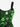 Gothic Plus Size Flower Leaf Cat Print St. Patrick's Day A Line Dress