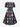Gothic Plus Size Colorful Devil Rabbit Print Easter Cinched A Line Dress