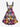 Gothic Plus Size Colorful Rabbit Print Easter A Line Dress