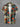 Gothic Plus Size Flower Mushroom Print Button Pocket Shirt For Men