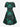 Gothic Plus Size Sailboat Milky Way Galaxy Print Cinched A Line Dress