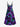 Gothic Plus Size Ombre Butterfly Print Surplice A Line Cami Dress