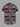 Gothic Plus Size Flower Red Wine Print Button Pocket Shirt For Men