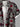 Gothic Plus Size Flower Red Wine Print Button Pocket Shirt For Men