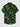 Gothic Plus Size St. Patrick's Day Cloves Leaf Skulls Print Buttons Pocket Shirt For Men