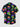 Gothic Plus Size Skulls Hat Coconut Tree Sea Waves Print Buttons Pocket Hawaii Shirt For Men