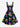 Gothic Plus Size Skulls Hat Coconut Tree Sea Wacves Print Hawaii Tank Dress