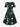 Gothic Plus Size Easter Egg Rabbit Leaf Print Cinched Dress