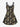 Gothic Plus Size Skull Rabbit Easter Egg Carrot Print Crisscross Strappy A Line Cami Dress