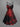 Gothic Plus Size Flower Branch Print Crisscross Strappy A Line Cami Dress