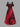 Gothic Plus Size Ombre Flower Branch Print Cold Shoulder Crisscross A Line Maxi Dress