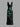 Gothic Four Leaf Clover Print St. Patrick's Day Ruffles Split Dress