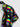 Gothic Plus Size Skull Rainbow Print Button Pocket Shirt For Men