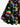 Gothic Plus Size Skull Rainbow Print A Line Dress