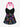 Gothic Mushroom Rainbow Print Twist Halter Backless Cinched Boyleg Tankini Swimsuit