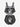 Gothic Heart Thorn Print Peplum Hem Tankini Swimsuit (Adjustable Shoulder Strap)